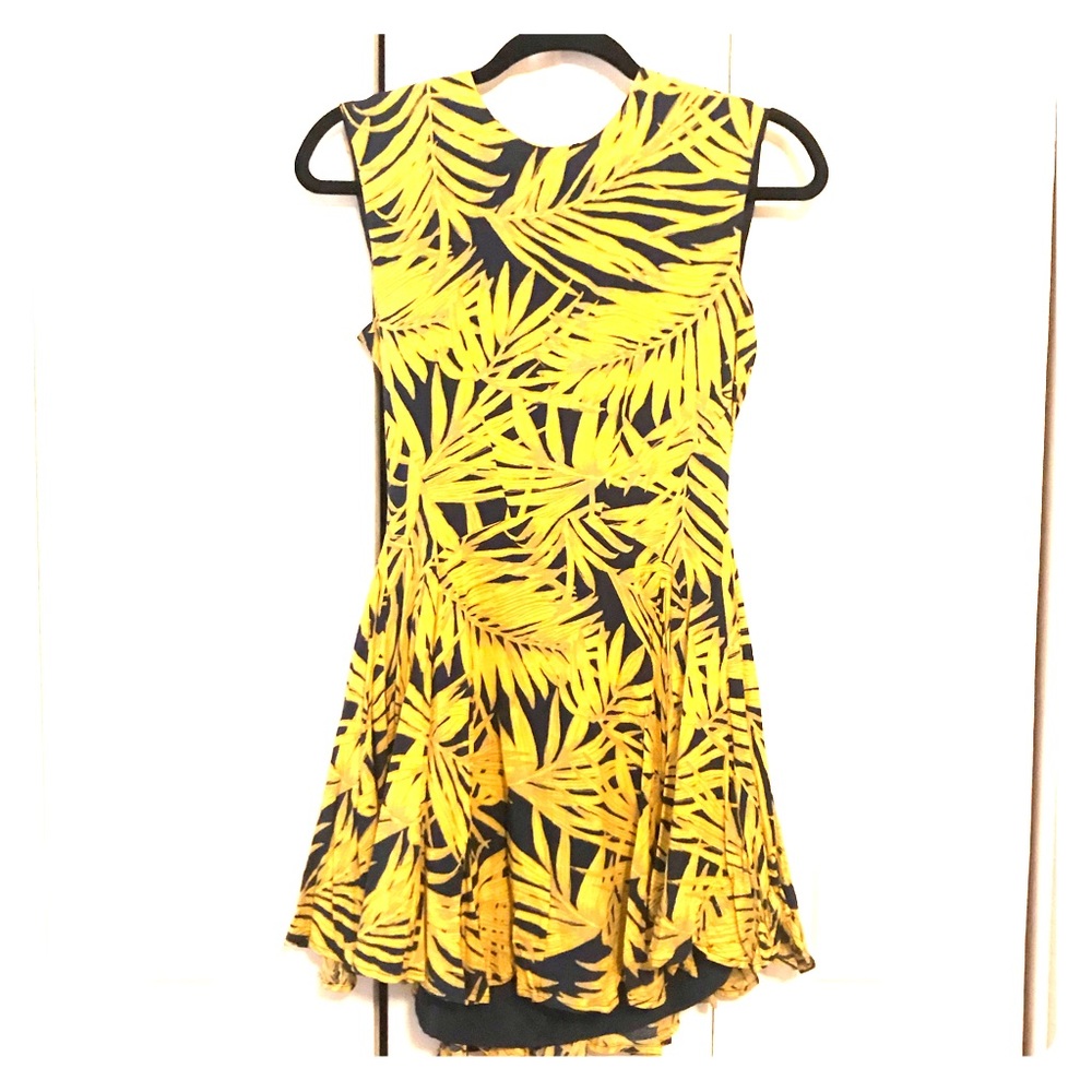H&M Leaf Print Dress